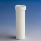 cheap 29mm bottom diameter effervescent tablet packaging plastic bottle tube with stopper