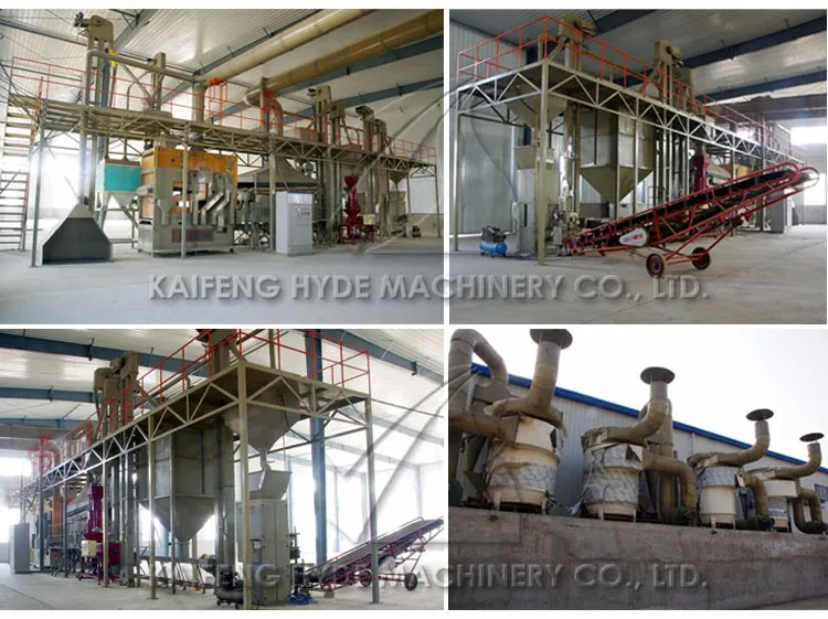 Hyde Machinery 5ZT sorghum seed processing plant