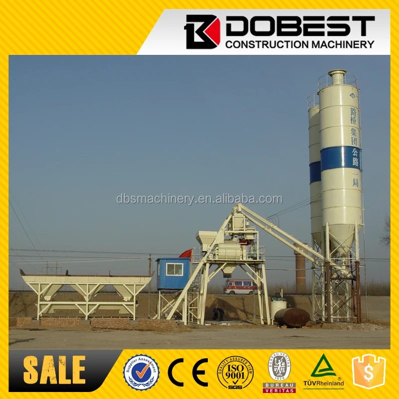 HZS90 Read Mix Concrte Plant 90m3/h