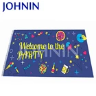 Party Used Party items Cheap Price Polyester Advertisement Banner
