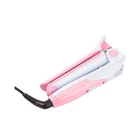 handle can be foldable portable flat iron travel size mini portable hair straightener and curler