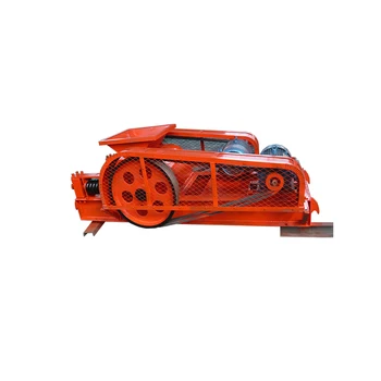 Smooth Hydraulic Clay Roller Crusher / ISO CE Double Roller Crusher / Stone And Sand Crusher