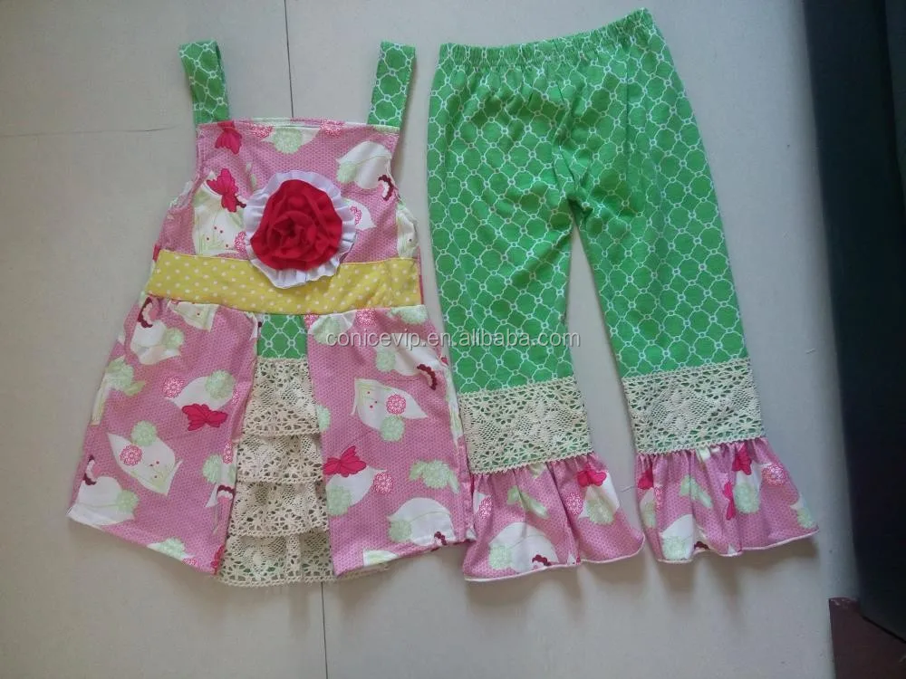 女の子服卸売アップル刺繍子供学校に戻って衣装仕入れ・メーカー・工場