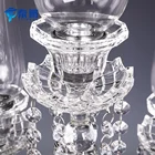 Classic clear crystal candelabra stand centerpieces for sale cheap
