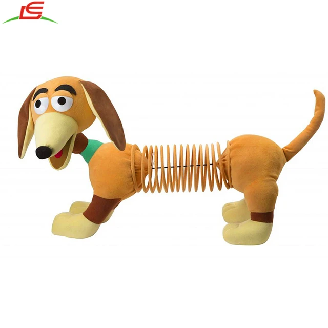 a perfect toy giant cuddly soft slinky long stretch plush dog