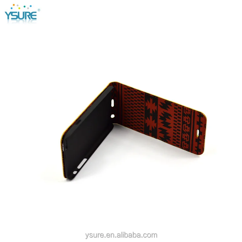 Ripple Pattern Genuine Leather Flip Phone Case For Nokia Lumia 1030 With Plaid Pattern Lining