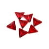 Wholesale Brilliant Cut Triangle Shape Crystal Coral Red Glass Gemstones
