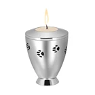 IJU048 Newest!!! Funeral Ashes Holder Memorial for Loved One Cremation Urn Candlestick