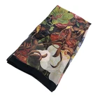 Best selling high quality cheap wholesale digital printed silk viscose scarf