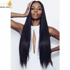 Amazon Brazilian Hair With Closure 10 12 14 16 18 20 22 24 26 28 30 Inch Human Hair Straight Lace Closure
