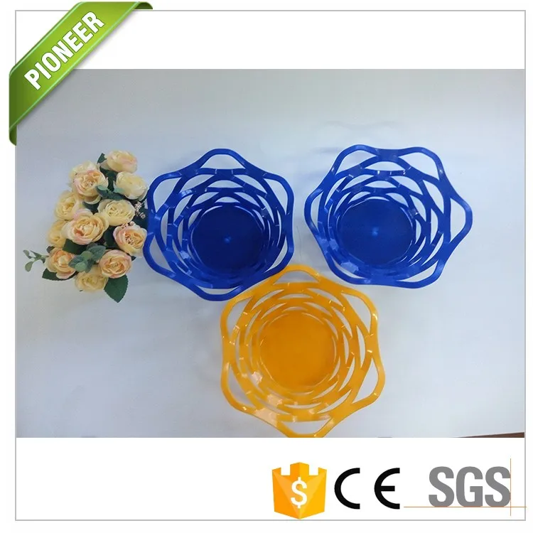 new design pp plastic fruit basket for kitchen countertops