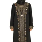 2018 New arrival front open kaftan dubai abaya Ladies Wholesale Maxi Muslim Dress