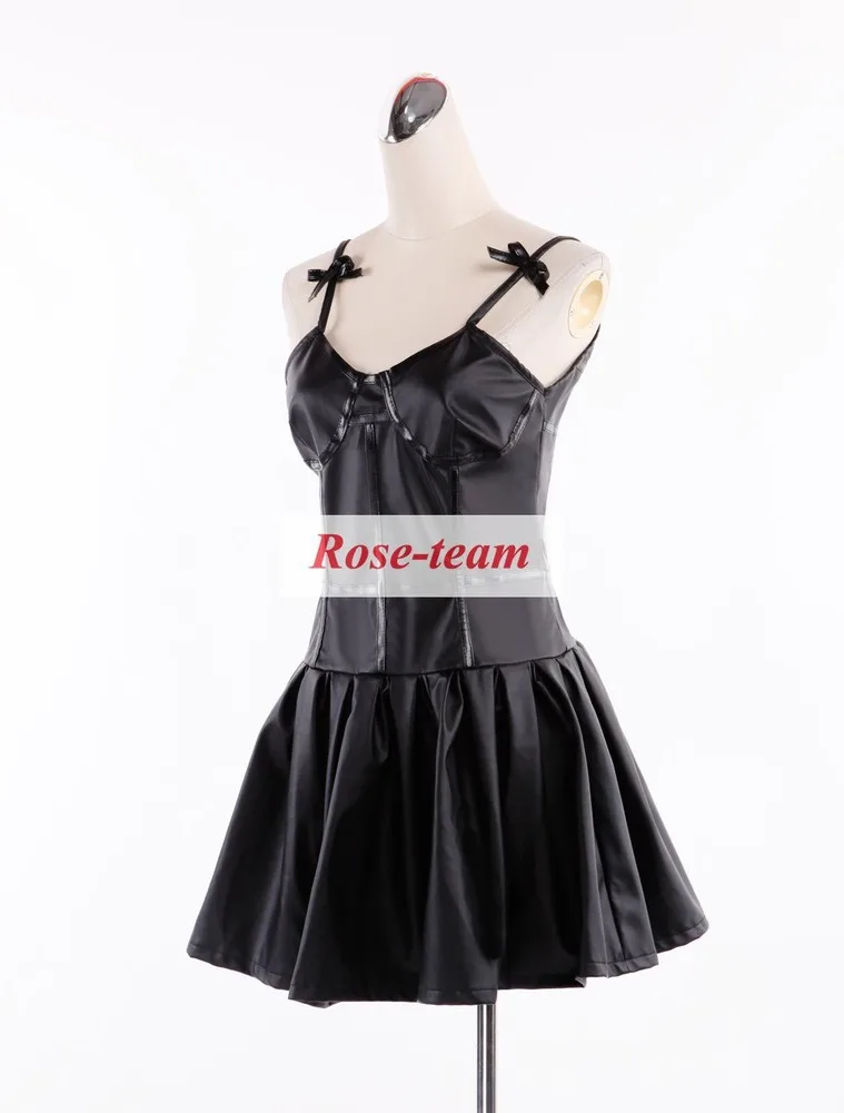 Rose-team Fantasia Anime Cosplay Made The Future Diary Gasai Yuno Black Dress Cosplay Costume