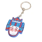 high quality micro injection recessed 3d soft rubber dude friendship gift letter pvc keychain with LONDON