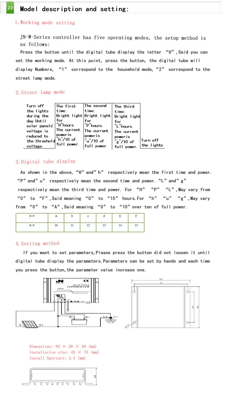 solar streetlight controller 12v 24v waterproof 5a 10a 15a 20a