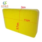 Wholesale new design double layer scouring cloth compound sponge eraser