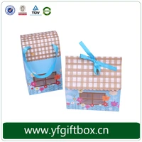 fancy wedding candy handmade paper gift boxes with ribbon