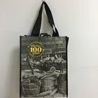 custom laminated woven bag with hoop,logo print recyclable pp woven bag,Tote woven pp bag