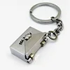 3D Nickel Polish Envelope Shape Metal Custom Metal Keychain For Souvenir
