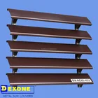 Aluminum outdoor shutters/louver window