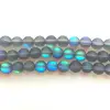 A Grade Natural Mystic Aura Quartz Gorgeous Semi-precious Gemstone Frosted Round Beads 4/6/8/10/12mm Wholesale