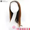 top selling cheapest black color in stock synthetic 20 inch silk straight heat resistant fibre lace frontal wig