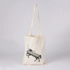 Eco friendly washable cotton tote bags with custom printed logo