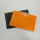 High Quality Heavy Duty Clear Red Black Gold Bubble Zipper Pouch / Bubble Zipper Bag
