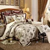 textiles and leather products 3d jacquard bedding set bed sheet