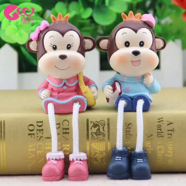 Monkey monkey doll hanging new gifts resin gifts festive ornaments trumpet