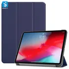 Leather Case Leather 3 Fold Pu Leather Case For Ipad Pro 11 New Tablet Case Cover For Ipad 2018 Case
