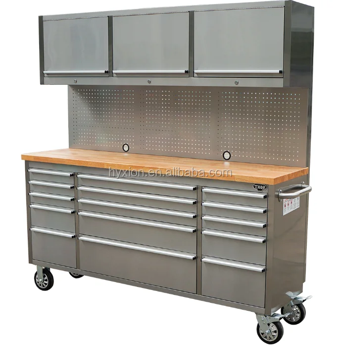72 Inch Stainless Steel High End Us General Roller Cabinet Us