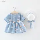 2019 New summer baby girls dress lace Fabric kids clothing for 3-8 year old 102867