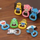 High Quality Custom PVC Wine Metal and Silicon Magnetic Bottle Opener Fridge Magnet
