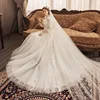 Luxurious Wedding Dress Long Sleeves Ball Gown Full Lace Dubai Arabic Muslim Wedding Gowns Bridal Dresses