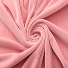 double sided in knitted super and soft 100% Polyester baby blanket fabric