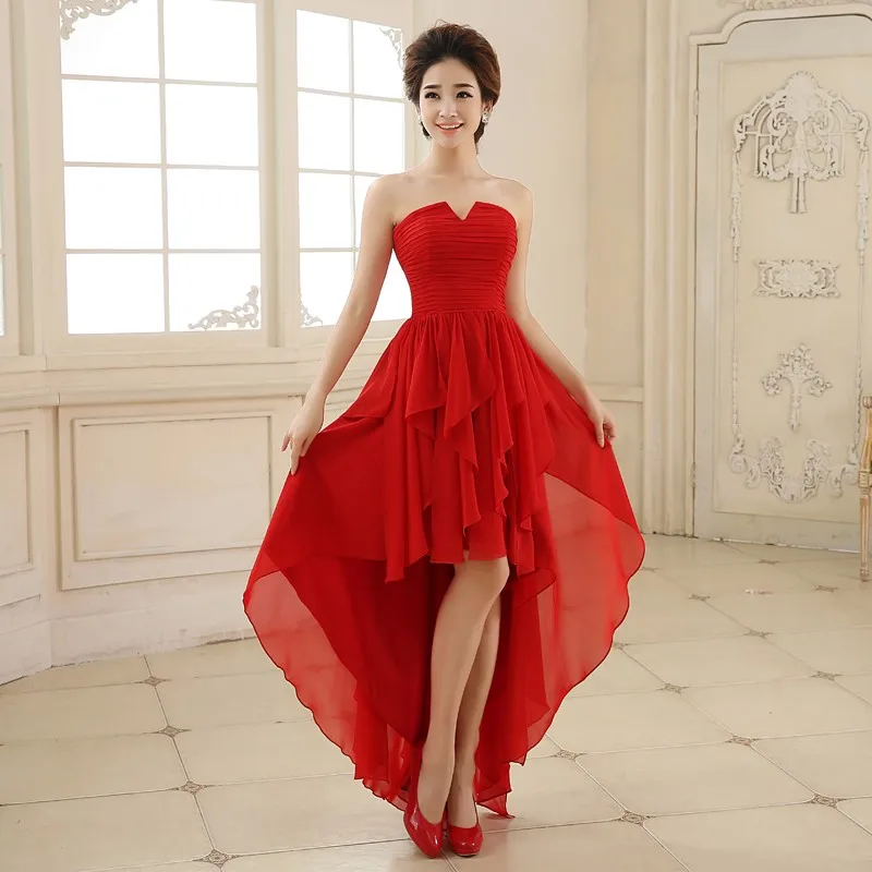 Красное Воздушное Платье