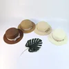 Summer Outdoor England Hats Child Bow knot Sun Straw Hat For Kids