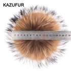Dyed Sale Fur Ball Kazufur Hot Sale Raccoon Fur Pompoms/raccoon Fur Ball/fur Pompoms Raccoon