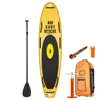 Inflatable stand up paddle board surfing rescue board