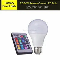 E27 E14 3W 5W 10W RGB