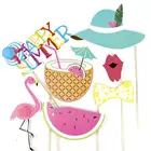 Paper Party Decoration 12 pcs Summer Photo Props
