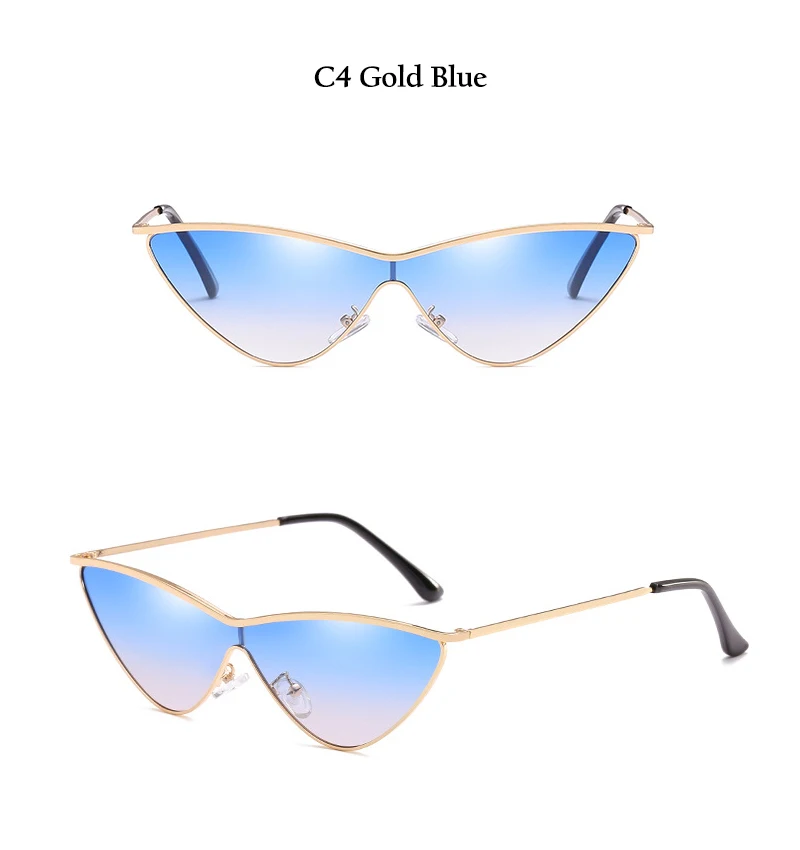 Rimless Cat Eye Sunglasses (15)