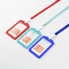 The latest id plastic card holder clear id card holder, plastic display price card holder/