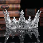 Crown bride bride hair accessories Europe and America birthday crown crystal crown wedding tiara batch factory direct
