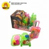 Funny fruit flavor luggage toy with candy for kids