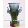 lead crystal /glass artificial phoenix vase for home decoration