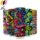 wholesale outdoor sports cycling colorful funny neck mask custom your design polyester bandana