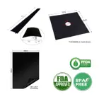 FDA Approval Reusable Gas Stove Burner Covers Non Stock Stove Liner