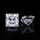 Starsgem vvs moissanite princess cut 5*5mm GH prices synthetic moissanite diamonds